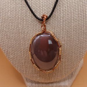 Purple Cabachon Necklace